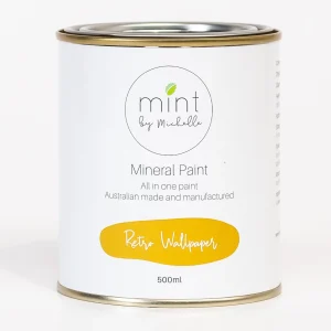 Retro Wallpaper Mint Mineral Paint