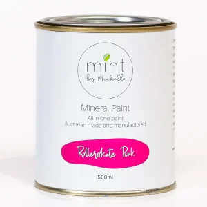 Rollerskate Pink Mint Mineral Paint